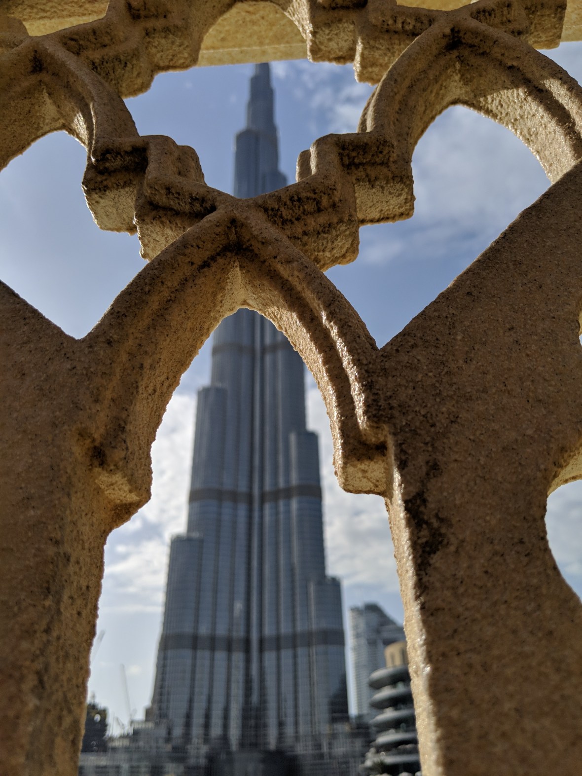 The Burj Khalifa lurks