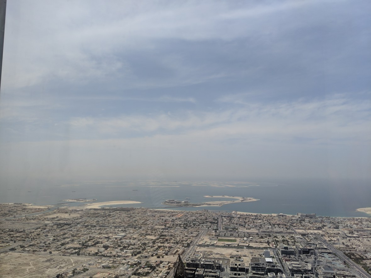 Not the best picture but you can sort of make out the world..