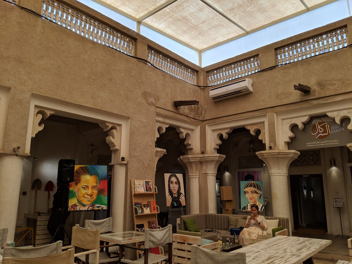 Artists quarters behind each door of an inner courtyard